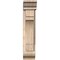 Ekena Millwork Merced Traditional Smooth Bracket w/ Offset Brace, Douglas Fir, 5 1/2"W x 14"D x 26"H BKT0604X14X26MRC01SDF - alternate 4